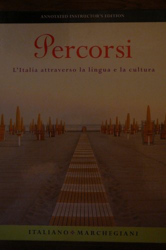 Stock image for Percorsi LItalia Attraverso la Lingua e la Cultura for sale by Big River Books