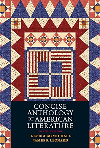 9780131937925: Concise Anthology of American Literature