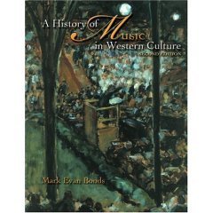 Stock image for A History of Music in Western Culture for sale by HPB-Red