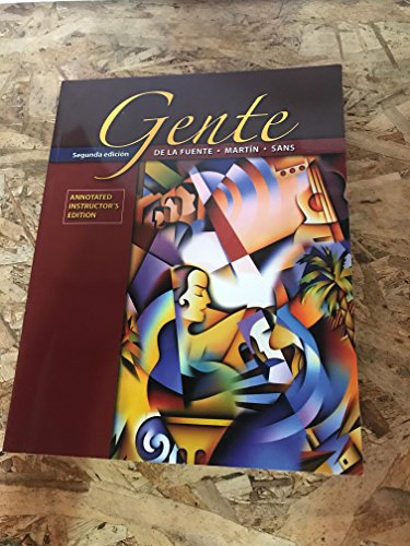 Beispielbild fr Gente (Segunda edicion) (Spanish Edition) zum Verkauf von SecondSale