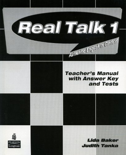 Stock image for Real Talk 1 Teacher's Manual with Answer Key and Tests for sale by Decluttr