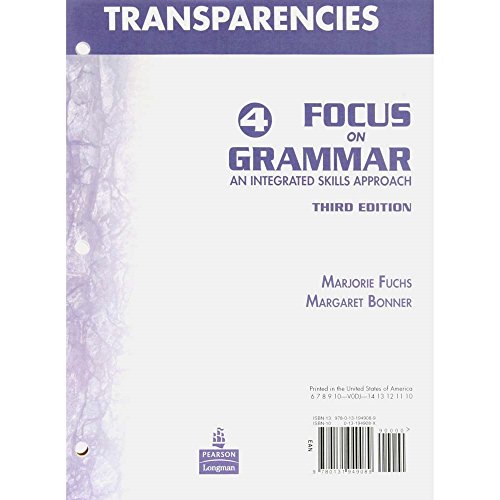 9780131949089: Focus on Grammar 4 Transparency
