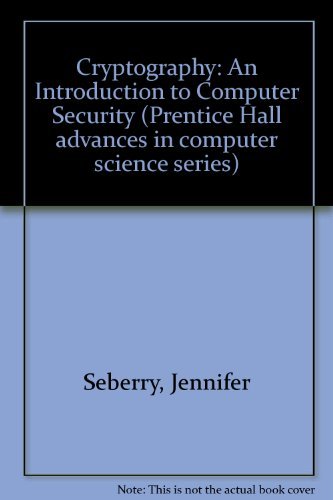 Stock image for Cryptography: An Introduction to Computer Security (Advances in Computer Science Series) for sale by HPB-Red