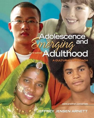 9780131950719: Adolescence And Emerging Adulthood: A Cultural Approach: A Cultural Approach: United States Edition