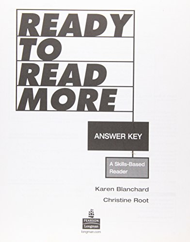 Beispielbild fr Ready to Read More: Answer Key Unspoken zum Verkauf von Iridium_Books