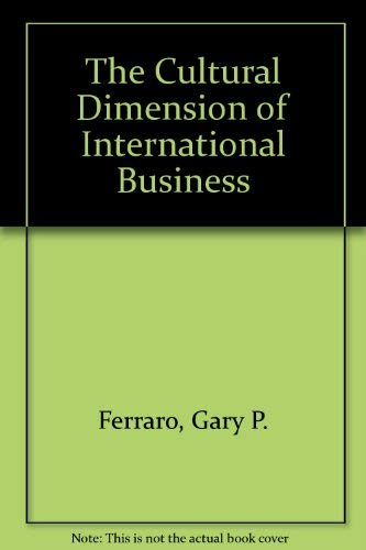 9780131951402: The Cultural Dimension of International Business (Literature; 41)