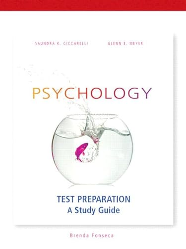 Imagen de archivo de Study Guide to Psychology a la venta por BookHolders