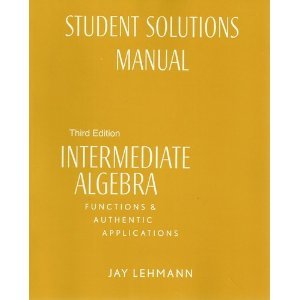 Stock image for Student Solutions Manual - Component for sale by Better World Books