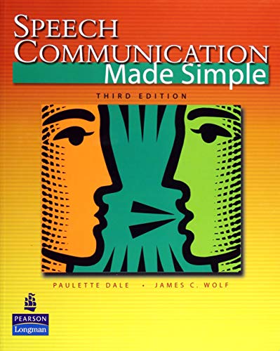 Imagen de archivo de Speech Communication Made Simple a la venta por Gulf Coast Books