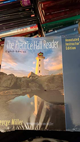 Imagen de archivo de The Prentice Hall Reader: Annotated Instructor's Edition a la venta por BookHolders
