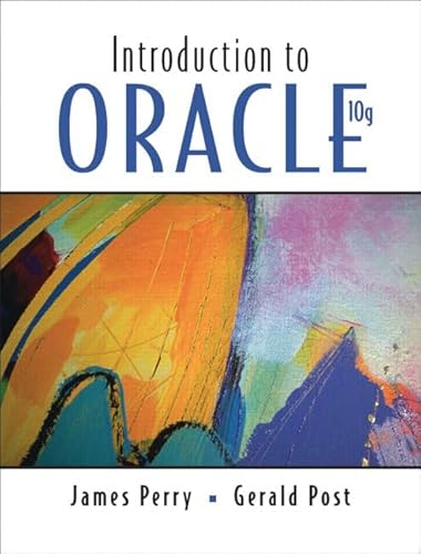 Stock image for Introduction to Oracle for sale by Phatpocket Limited