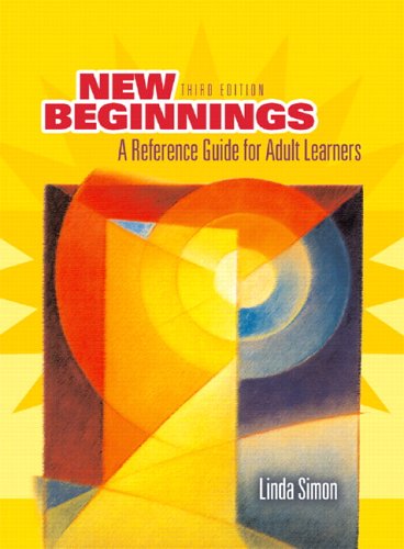 Stock image for New Beginnings: A Reference Guide for Adult Learners for sale by ThriftBooks-Dallas