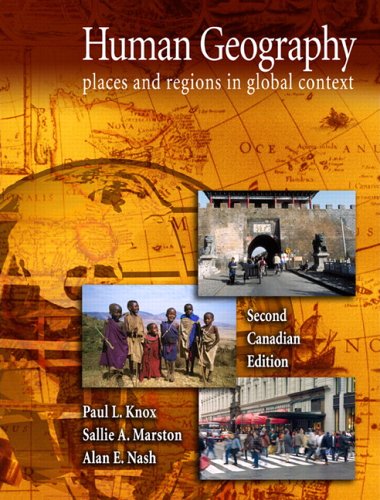 Beispielbild fr Human Geography : Places and Regions in Global Context, Second Canadian Edition zum Verkauf von Better World Books: West