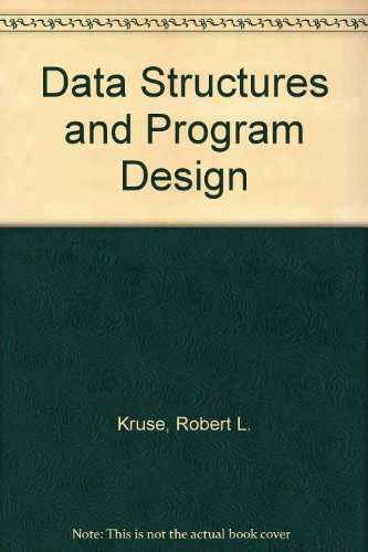 Stock image for Data Structures and Program Design for sale by Cambridge Rare Books