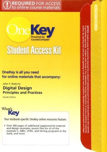 Imagen de archivo de Digital Design Principles and Practices: Onekey Coursecompass, Student Access Kit a la venta por Campus Bookstore