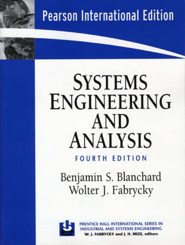 Stock image for Systems Engineering and Analysis for sale by Phatpocket Limited