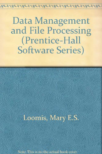 Beispielbild fr Data Management and File Processing (Prentice-Hall Software Series) zum Verkauf von Wonder Book