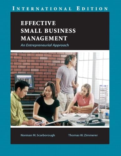 Stock image for Effective Small Business Management for sale by Better World Books Ltd