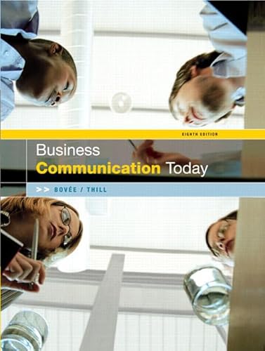 Stock image for Business Communication Today for sale by Better World Books Ltd