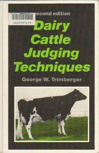 Stock image for Dairy cattle judging techniques for sale by Book Deals