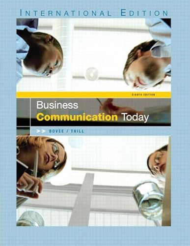 Bus Comm Today & OneKey CC: International Edition (9780131970656) by Bovee, Courtland L.