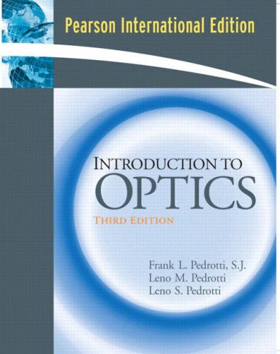 Stock image for Introduction to Optics, International Edition for sale by Better World Books Ltd
