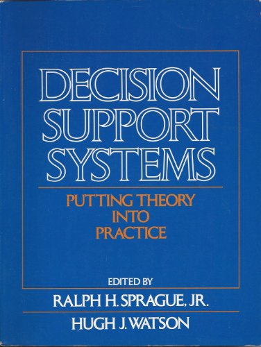 Imagen de archivo de Decision Support Systems: Putting Theory Into Practice a la venta por Wonder Book