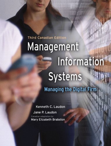 Beispielbild fr Management Information Systems: Managing the Digital Firm, Third Canadian Edition zum Verkauf von SecondSale