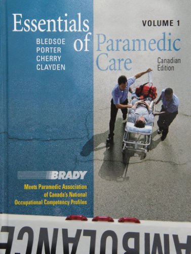 Beispielbild fr Essentials of Paramedic Care Volumes 1 & 2 Package zum Verkauf von Books Unplugged