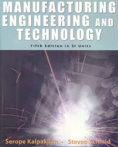 Stock image for Manufacturing, Engineering Technology SI (5th Edition) for sale by Wizard Books