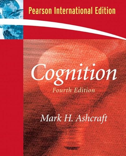 Stock image for Cognition: International Edition for sale by WorldofBooks