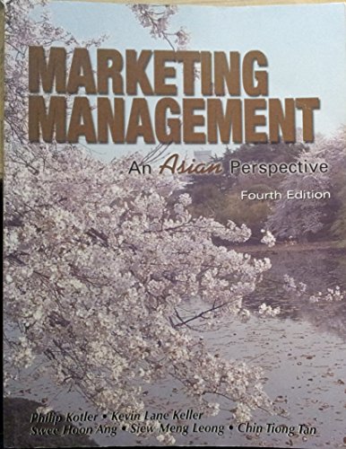 9780131982628: Marketing Management: An Asian Perspective