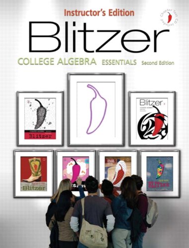 Beispielbild fr College Algebra Essential, Instructor's Edition (Book & CD) zum Verkauf von HPB-Red