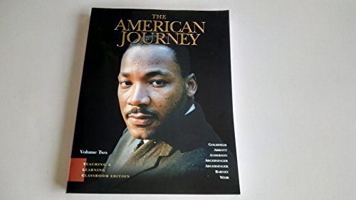 Imagen de archivo de The American Journey, Vol. 2 Tlc Edition (4th Edition) ; 9780131992498 ; 013199249X a la venta por APlus Textbooks