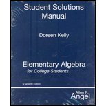 Imagen de archivo de Student Solutions Manual: Elementary Algebra for College Students, 7th Edition a la venta por ThriftBooks-Atlanta