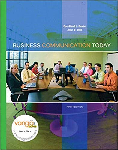 9780131995352: Business Communication Today: United States Edition