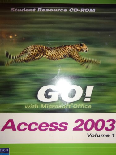 Go with Microsoft Acc03 Vol 1& Stu CD Pkg (9780131995536) by Pearson Education Group