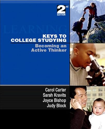 9780131999848: Keys to College Studying: Becoming an Active Thinker & Prentice Hall Guide Research Navigation Pkg. (2nd Edition)