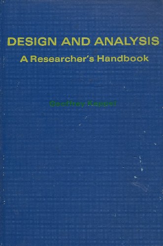 9780132000307: Design and Analysis: An Experimenter's Handbook