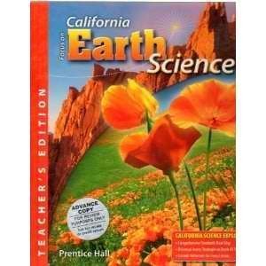 Imagen de archivo de Focus on Earth Science - California, Teacher's Edition a la venta por HPB-Red