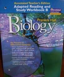 9780132013574: adapted-reading-and-study-workbook-b--prentice-hall-biology--annotated-teacher-s-edition-