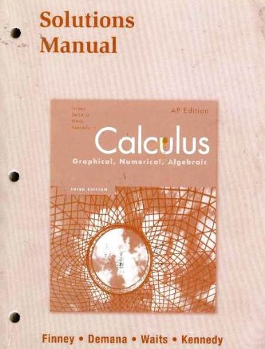 9780132014144: Calculus: Graphical, Numerical, Algebraic