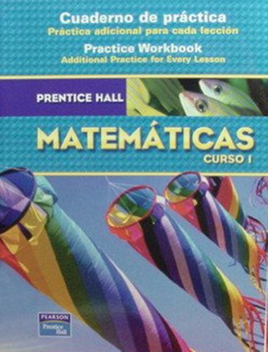 Imagen de archivo de Prentice Hall matemticas, Curso 2: Cuaderno de prctica (Spanish Edition) a la venta por Nationwide_Text