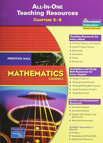 Stock image for Prentice Hall Course 3 All in One Teaching Resources Chapters 5-8 for sale by Nationwide_Text