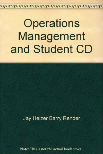 9780132016391: Operations Management and Student CD