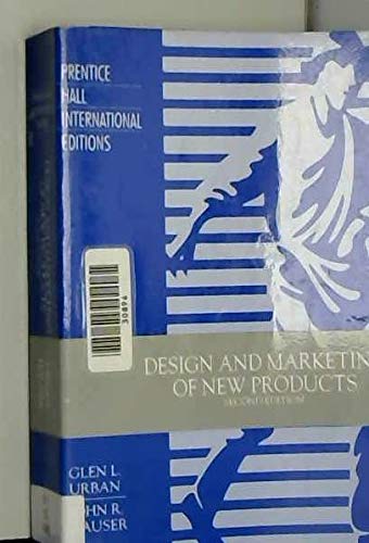 9780132016667: Design and Marketing Of New Products: International Edition