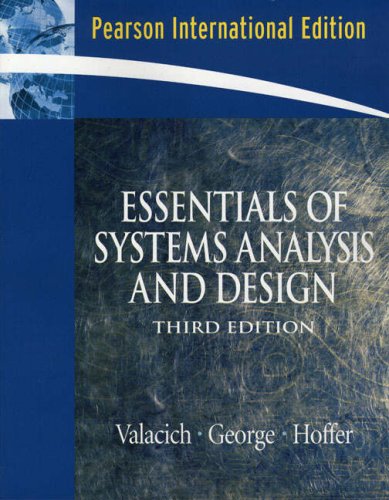 9780132017565: Essentials of System Analysis and Design: International Edition