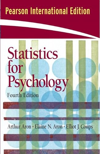 Stock image for Statistics for Psychology for sale by ThriftBooks-Dallas
