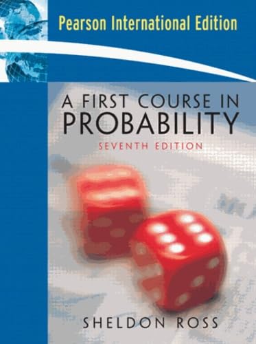 Imagen de archivo de A First Course in Probability a la venta por ThriftBooks-Dallas