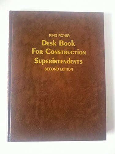 Stock image for Desk book for construction superintendents for sale by ThriftBooks-Dallas